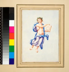 Male Figure Hovering