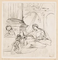 Holy Family with Two Children