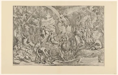 Triumph of painting on Parnassus