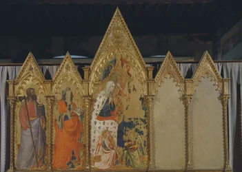 Coronation of the Virgin, polyptych