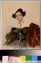 Portrait of Countess Nadejda Ivanovna Golitsyna, née Kutusova (1796-1868)