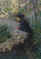April Morning in Liguria or Olives at Albaro