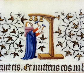 A bells-ringing monk