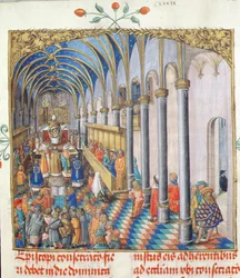 Consecration of the Bishop from the Pontifical of Bishop Erasmus Ciolek, c.1510