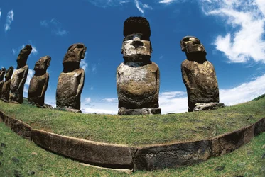 Moai Statues, Rapa Nui National Park, Easter Island, Chile