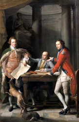 Sir Watkin Williams Wynn, Thomas Apperley, and Captain Edward Hamilton