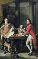 Sir Watkin Williams-Wynn, Thomas Apperley, and Captain Edward Hamilton