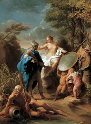 Venus Presenting Aeneas with Armour Forged by Vulcan