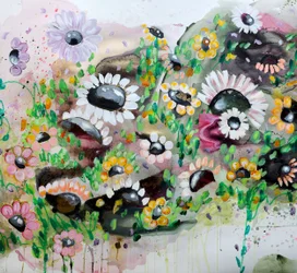 Colorful Abstract Flowers