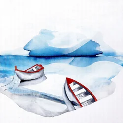 Red Boats Blue Lake