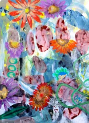 Vibrant Abstract Flowers
