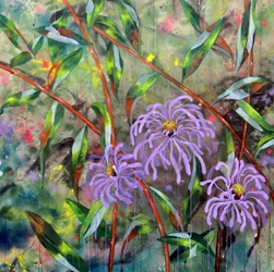 Vibrant Purple Garden Blooms