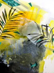 Vibrant Tropical Abstract