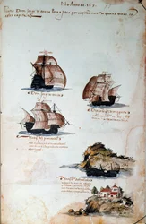Manuscript Page: Memories of the Armadas of Portugal under King Manuel I