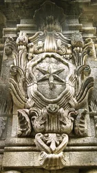 North Face of the Santuário de Nossa Senhora dos Remédios obelisk, Lamego, Portugal. 1738