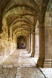View of the Cloisters, Monastery of Santa Maria de Salzedas, Tarouca, Portugal