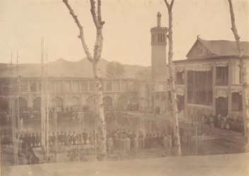 Palace of the Shah, Paying Respects to the Shah, Fete de Salam, Teheran, Iran