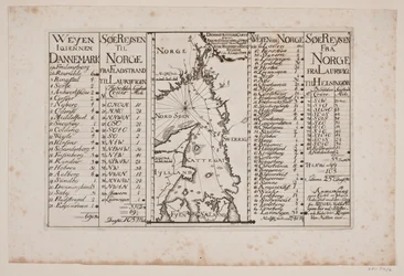 Map of Skagerrak and Kattegat with Surrounding Regions