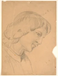 Head. Study for an Angel