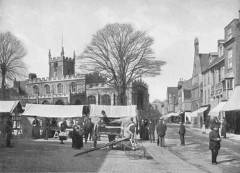 Market-Place, Huntingdon, c1896