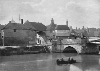 Sandwich: The Old Bridge and Barbican, c1896