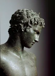 Greek Art: the young man of Marathon (detail)