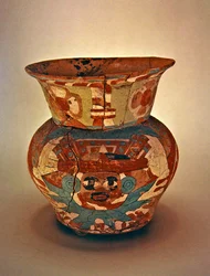 Decorated Vase, Teotihuacan Culture