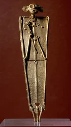 Statuette of Woman (Tunjo) in Gold