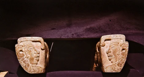 Detail of a Yoke Used in Ceremonial Ballgames, Vera Cruz