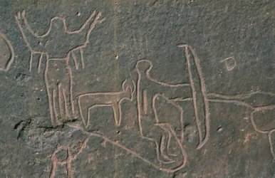 Human Figures and Animals