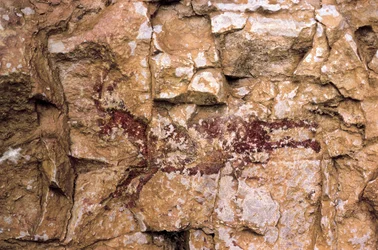 A Running Goat, Mesolithic Period, Spain, Remigia Cave, Barranco de la Gasulla, Ares del Maestre