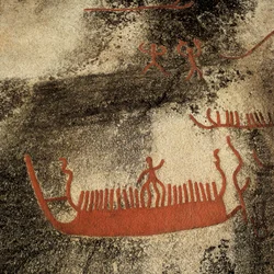 Figures on a Boat, c.1000 BC