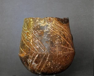 Prehistory: Terracotta Vase from the Necropolis of Caolino al Sasso di Furbara, Lazio