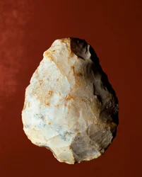 Prehistory: Lithic Manufacture Biface of Micoquian Type