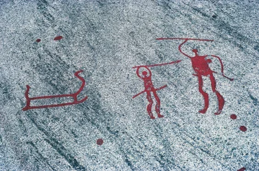 Rock paintings in Tanum, Sweden