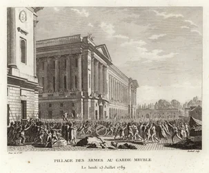 Looting of weapons in storage