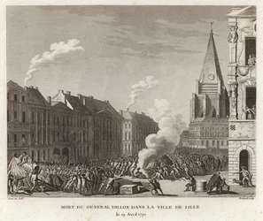 The Death of General Dillon in the Ville de Lille