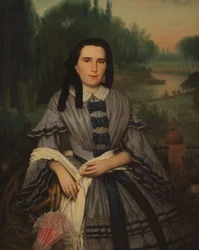Portrait of Señora Elvira Lavalleja de Calzadilla