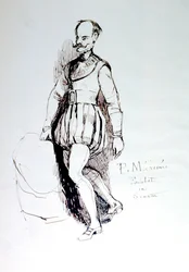 Figure in 16th Century Costume