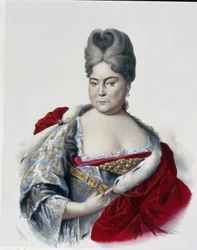 Portrait of The Grand Duchess Natalya Alexeevna of Russia, Sister of Tsar Peter The Great
