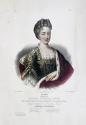 Portrait of Princess Charlotte of Brunswick-Wolfenbüttel, wife of Tsarevich Alexei Petrovich