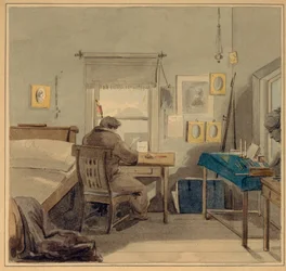 At Work. In the Pavel Nashchokin House, 1824