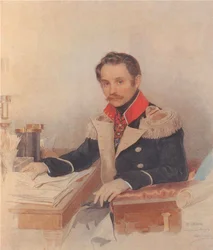 Portrait of Leonty Vasilievich Dubelt, Chief of Staff of the Corps of Gendarmes