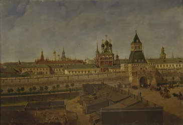 The Ilyinsky Gates in Moscow