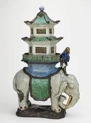 Incense burner, Shiwan kilns, Guangdong province, China, mid 17th-late 19th century