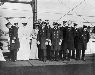 On Board the Royal Yacht Victoria and Albert III, Christiania Oslo, Norway