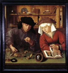 The Money Changer and His Wife by Quentin Metsys