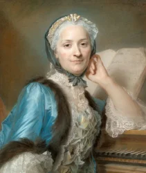 Portrait of Madame Anne-Jeanne Cassanéa de Mondonville, née Boucon