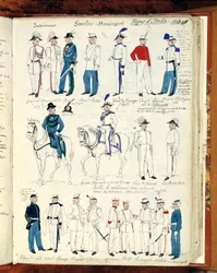 Municipal Guards, Military Uniforms of the Kingdom of Italy