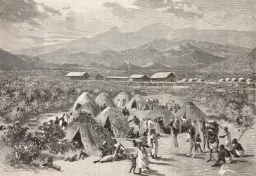 Tents of the Zula refugees